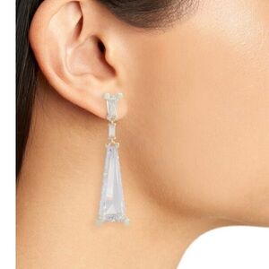 Kendra Scott Everdeen Statement Earrings in Silver .. 75.00